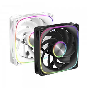 마이크로닉스 ICEROCK C30 120 aRGB PWM RVS (화이트)