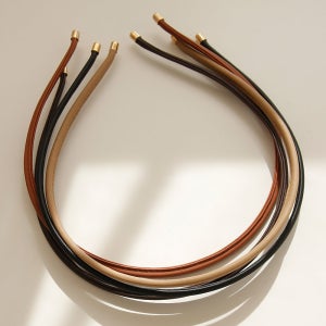 제이로렌 슬림라인 레더 데일리 헤어밴드 H01091 H01091 슬림라인 레더 데일리 헤어밴드