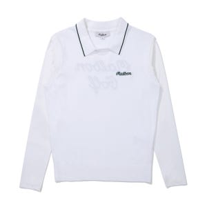 [말본 골프] 니트 하이브리드 긴팔 폴로셔츠 OFF WHITE (WOMAN) M5222PKT33OWT
