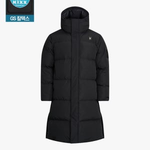 GS칼텍스서울Kixx 패치 롱 다운,SPKWCNDJ208MBLK