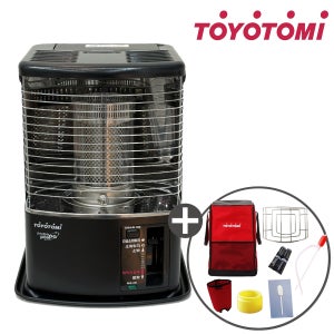 토요토미 RS-H29 반사식 등유 난로 풀세트 블랙