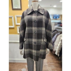 세이브존01 쉐도우 체크 코트 B5D9H807 (43189924)