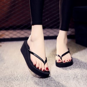 통굽 5cm 여성 쪼리 슬리퍼 DS-0310