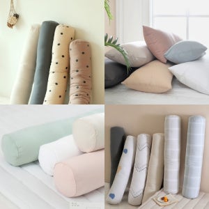 [올리비아데코] 디자인 바디필로우 일자형 원통형(솜포함) 택1