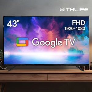 [위드라이프전자] 위드라이프 구글 43인치 FHD 스마트TV 엘지패널장착 고화질티비 안드로이드티비