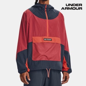 [롯데백화점] 언더아머 남성 UA RUSH 우븐 ½ 집 아노락 재킷 1377183-044 LE1218125321