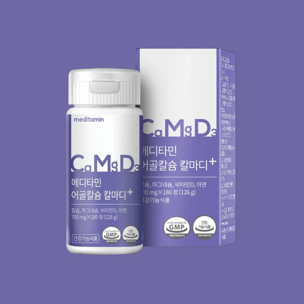 <b>메디타민</b> 어골칼슘 칼마디+ 1박스 3개월분 칼슘 마그네슘 비타민D 아연 4중 복합 기능성 어버이날 효도선물 518151  <b>메디타민</b> 어골칼슘 칼마디+ 1박스 3개월분 칼슘 마그네