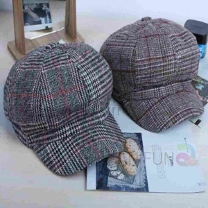 모모 체크 팔각모 뉴스보이캡 빵모자 중년남성모자 팔각모자남자 할아버지모자