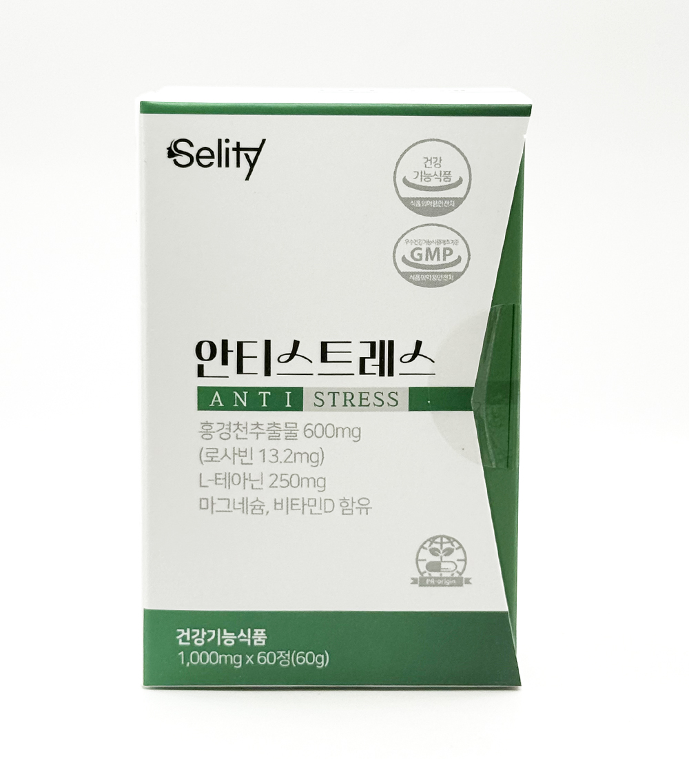 셀리티 안티<b>스트레스</b> 1000mg x 60정, 1개