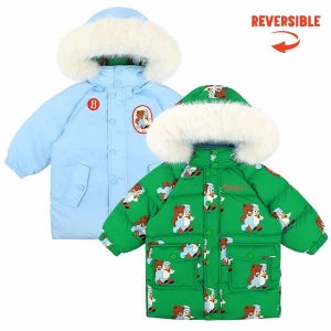 베베드피노 올 오버 틴 프렌즈 베이비 리버시블 덕 다운 점퍼_BP54DW120