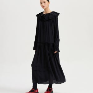 [럭키슈에뜨] Sailor Collar Dress (black) LFDAA25120BKX LFDAA25120BKX