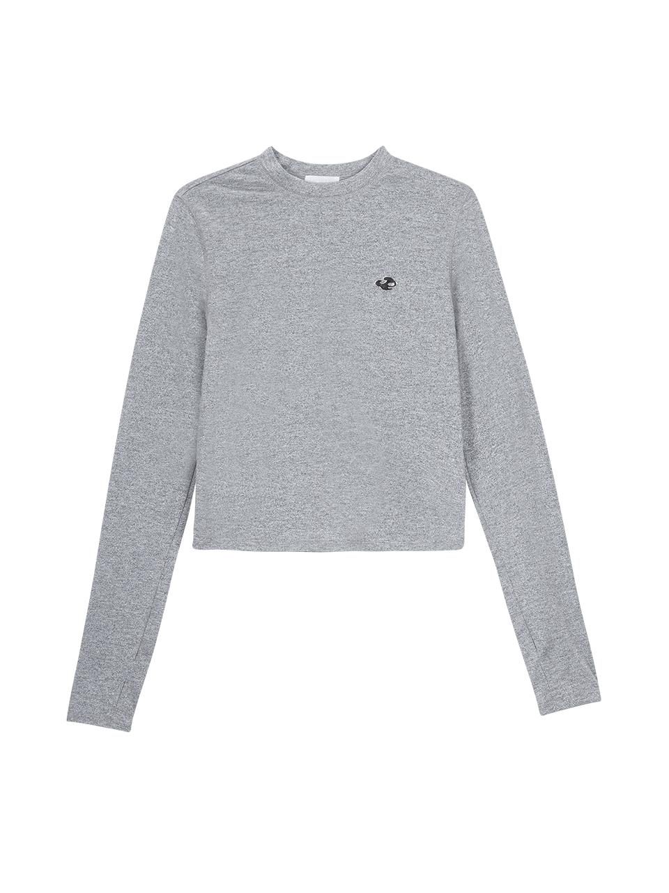 쥬느세콰 JENESAISQUOI SPARKLE TOP_GREY
