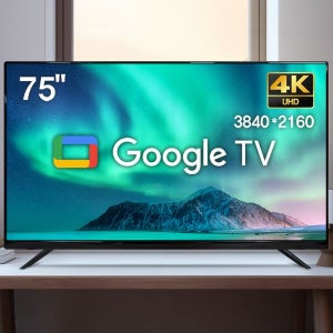 [위드라이프전자] 위드라이프 구글 75인치 UHD 스마트TV 엘지패널장착 고화질티비 안드로이드티비