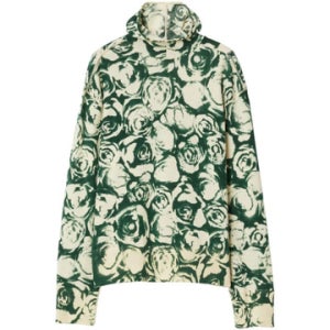 당일배송 버버리 로즈 프린트 울 후디 8083077