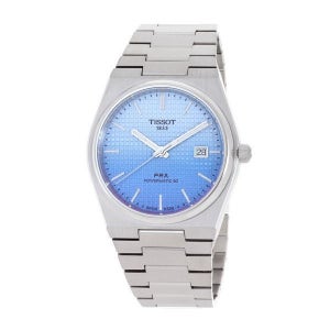 티쏘 PRX 파워매틱 80 오토매틱 블루 다이얼 남성용 시계 1291287 T1374071135101 6730213 143047223