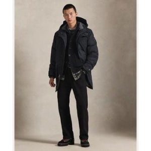 폴로 랄프 로렌 후드 다운 패딩 파카 블랙 148792554