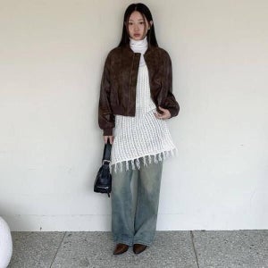 [라일리여성의류] Rly 코트 여성트렌치코트 글로시 여성코트 레더 롱코