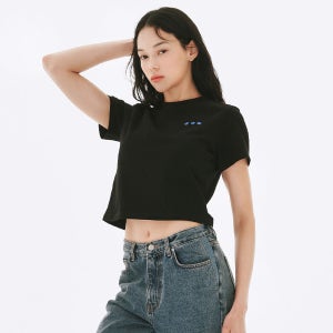 [바디블루] [SUMT(숨트:캡내장)] 숨트 블루베리 크롭 반팔티