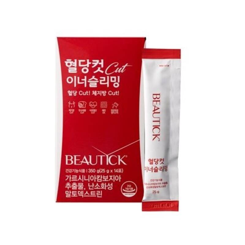 <b>뷰틱</b> 혈당컷 <b>이너슬리밍</b> 25g x 14포, 1개