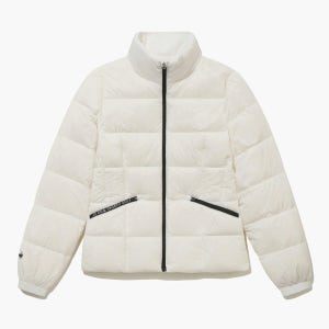 여성 경량 구스 다운 점퍼 _CREM GQ422LDJO1