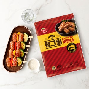 동원 통그릴 비엔나 1kg x 2봉 + 비비드키친 저칼로리 토마토케첩 280g