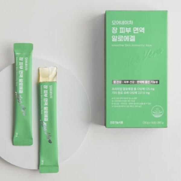 [셀러허브 식품] 모어네이처 알로에겔 젤리 샤인머스켓맛  14포