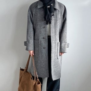 키작은남자 헤리티지 발마칸 맥코트 그레이