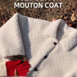 [오늘출발][양털뽀글이🔥무스탕롱코트] 코지버튼 무톤코트 (겨울아우터,부클코트,양털코트,롱코트,겨울코트,뽀글이코트,뽀글이무스탕,오버핏자켓,모임룩,방한룩,한파룩)