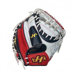 하타케야마 PRO-LG27 경식 오더 포수미트 박동원 선수모델 화이트/네이비/레드