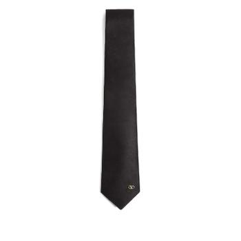 발렌티노 가라바니 VALENTIE 실크 TIE WITH V로고 SIGNATURE DETAIL YEV194SVM