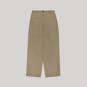 로우 커브드 코튼 팬츠_Row Cotton Pants_2colors