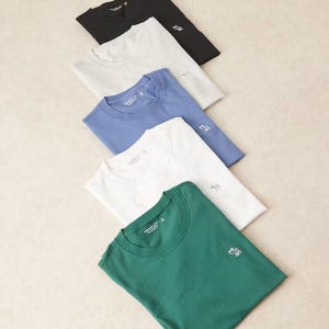 아베크롬비 5팩 반팔 티셔츠 블루 그린 뉴트럴 5er Pack kurzarmlige T Shirts in Blau Grun Neutral 209373134BUNT 148900776