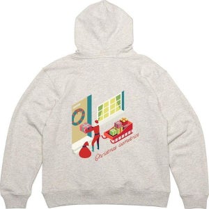 [하프클럽] 뒷면 썰매 선물 산타 배달 그림 프린팅