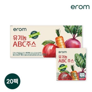 이롬 [임박특가][이롬]유기농 ABC주스 20팩(140mlx20입x1)(소비기한 26.04 이후)