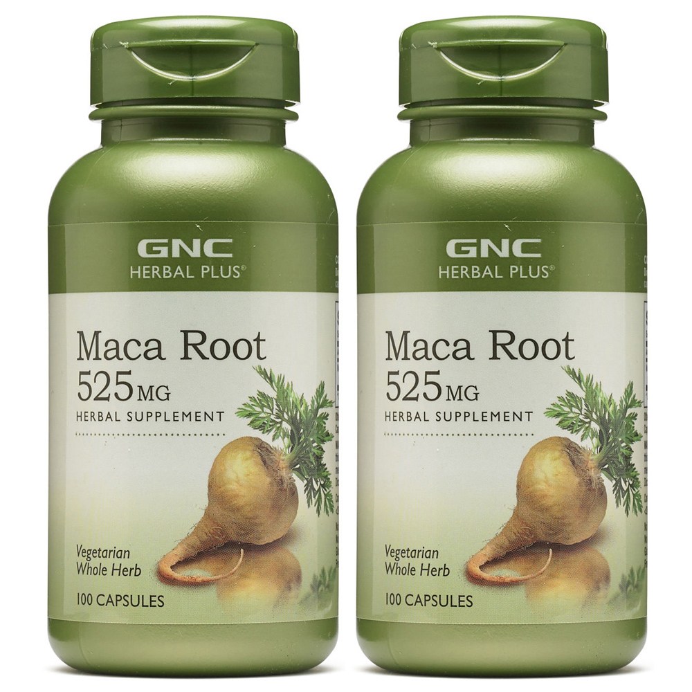 GNC 허브 <b>마카루트 525mg</b> 100캡슐 x2  100정  2개