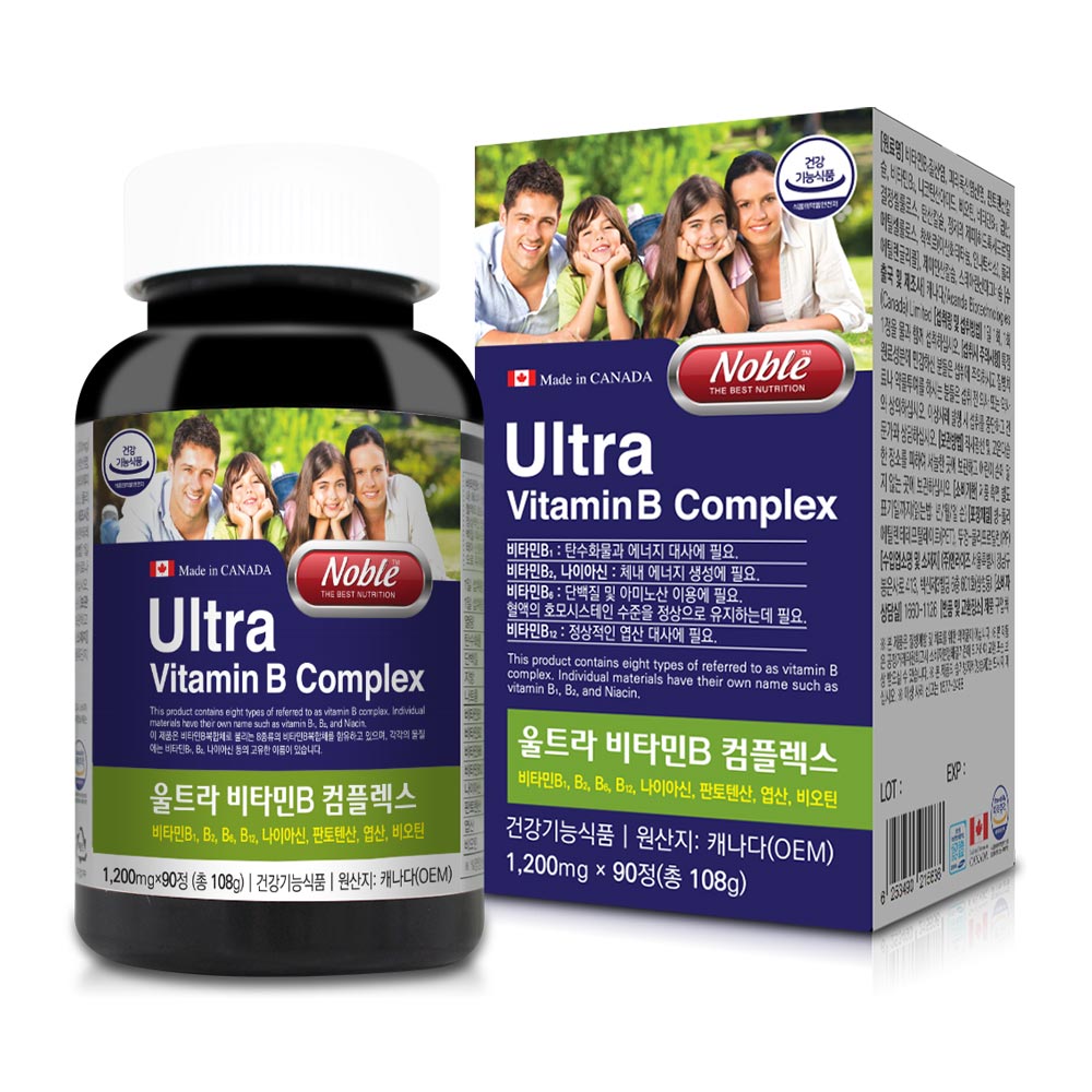 노블 울트라 비타민B 컴플렉스  90정  1개