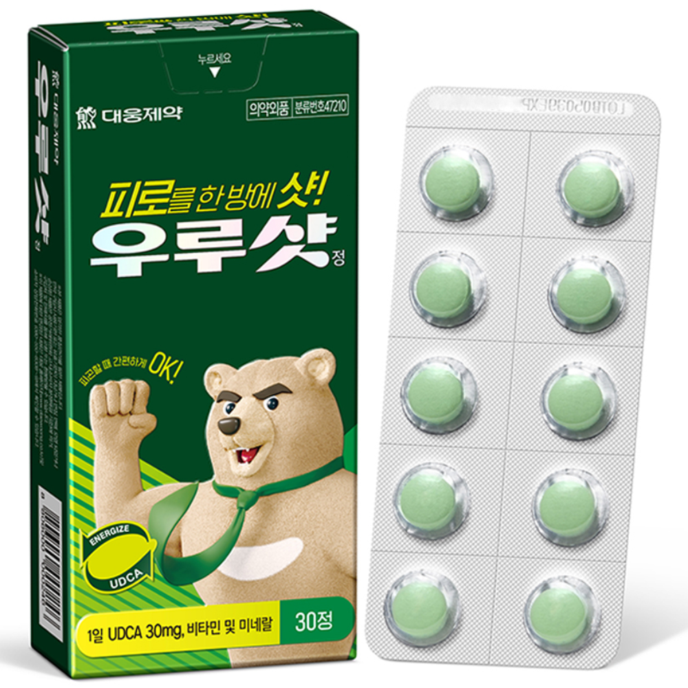<b>우루샷</b> 정 피로회복제  30정  1개