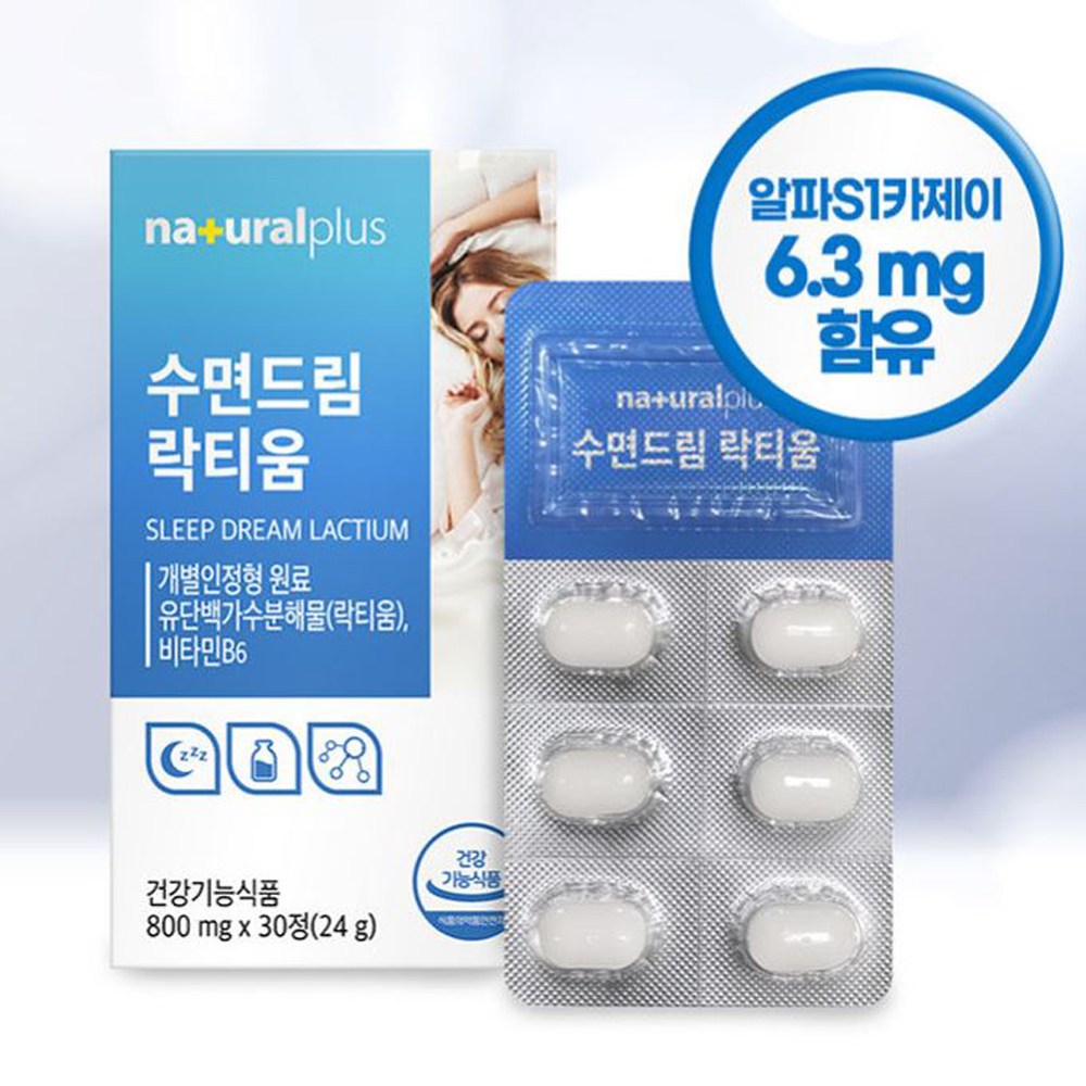 내츄럴플러스 수면드림 락티움  30정  1개