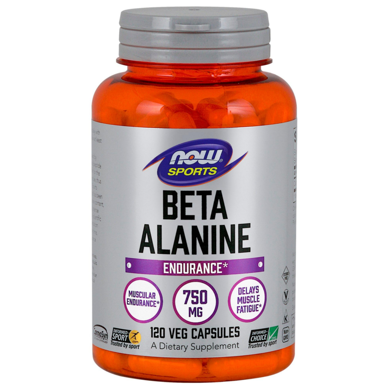 나우푸드 <b>베타 알라닌 750mg</b> 베지 캡슐  120정  1개