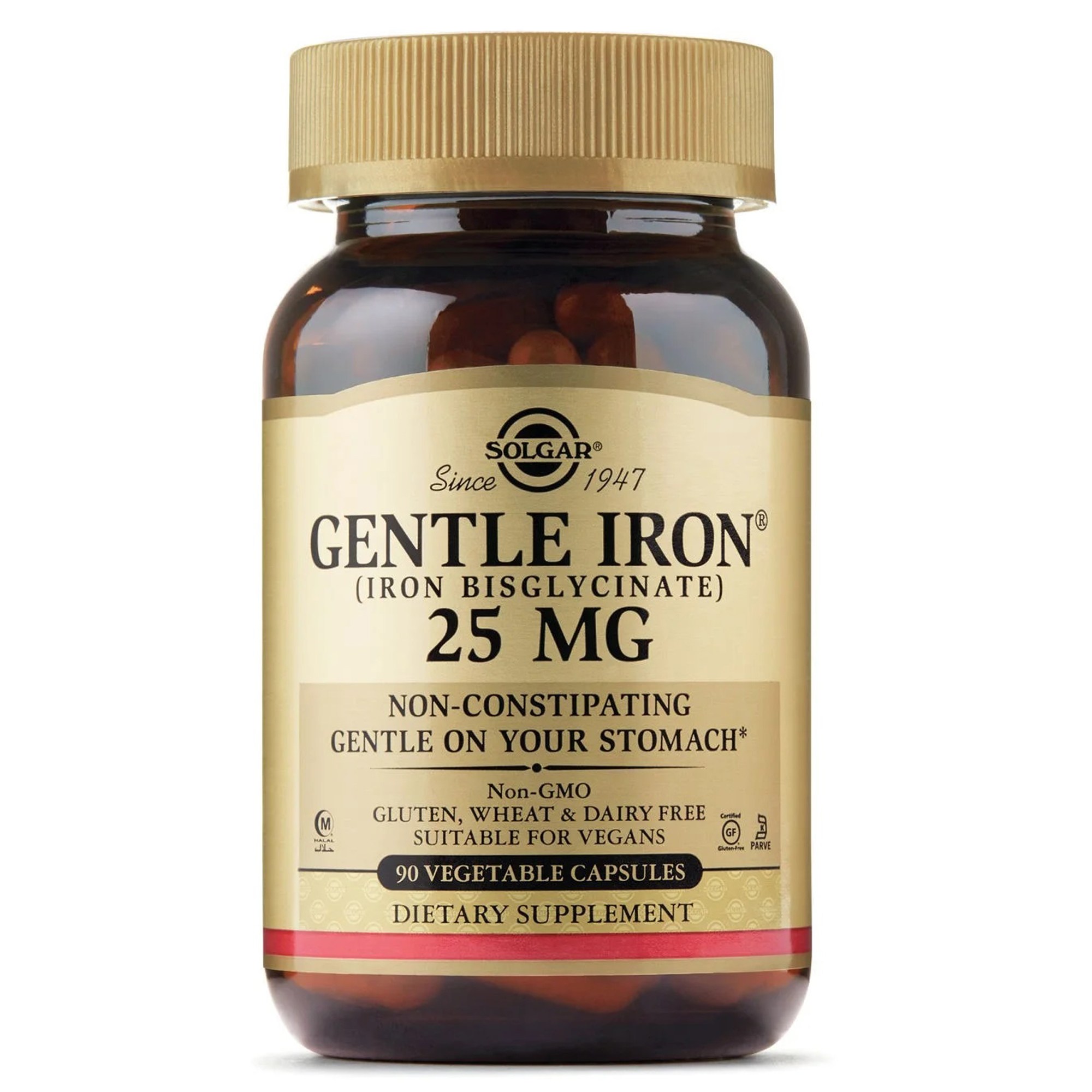 솔가 젠틀 철분 25mg 베지터블 캡슐 90정 1개