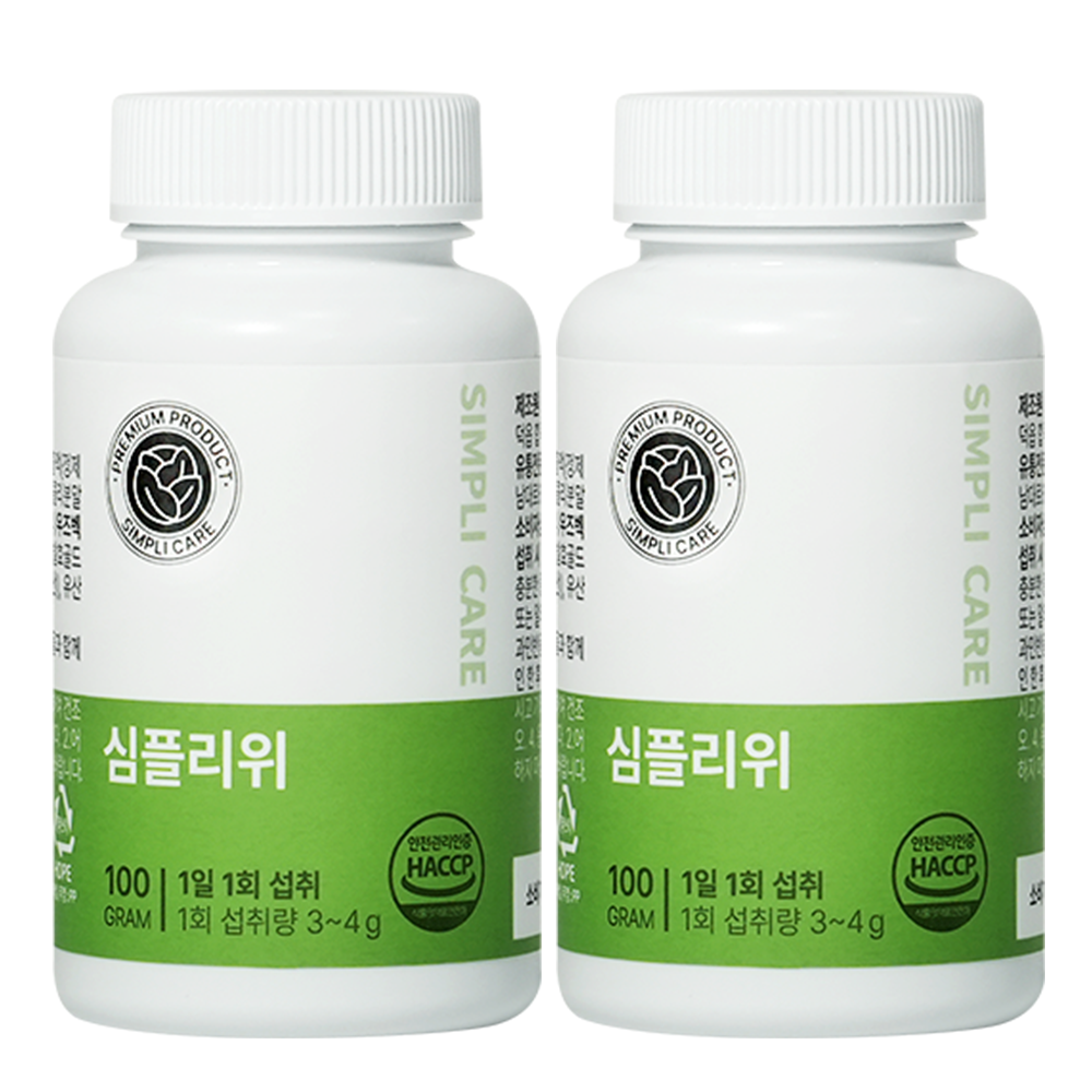 심플리케어 <b>심플리위</b>  100g  2개