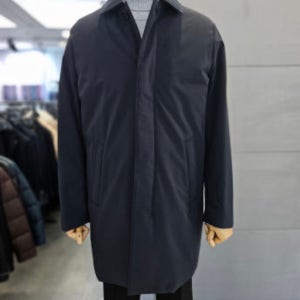 (바쏘) 남자 구스다운 차콜그레이 경량 패딩 코트 WSAFZ3CC04A