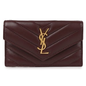 생로랑 [명품]  카산드라 프래그먼트 플랩 카드 612808 AAA44 6195