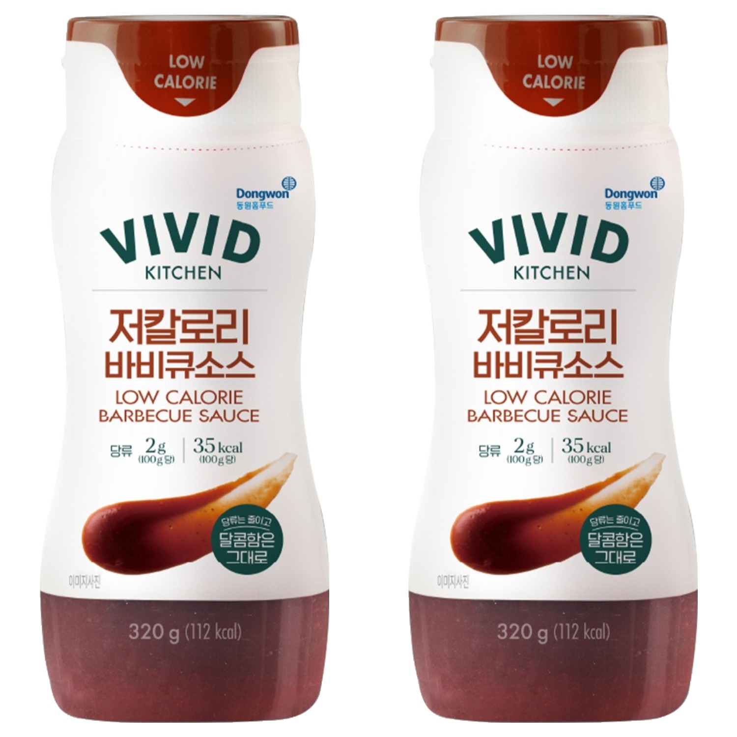 비비드키친 저칼로리 바비큐소스, 320g, 2개 (5,130원) (무료)