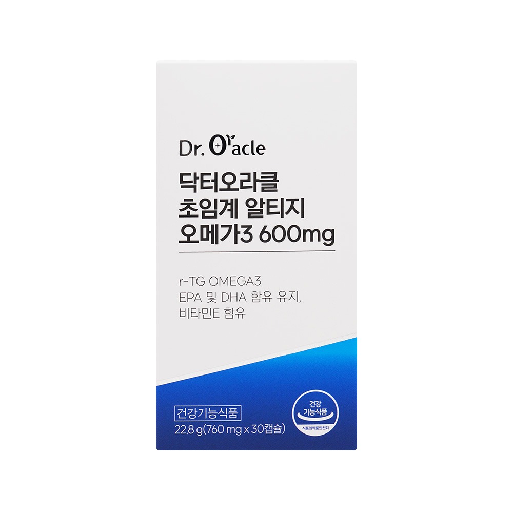 닥터오라클 초임계 알티지 오메가3 600mg