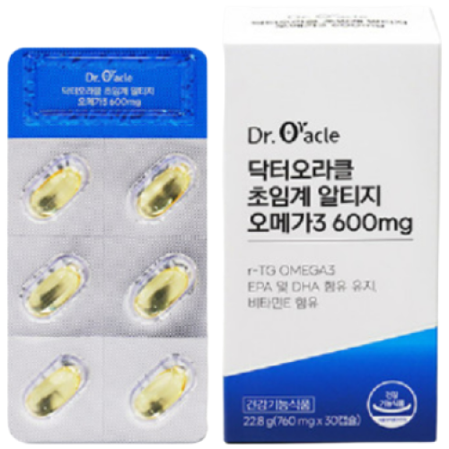 닥터오라클 초임계 알티지 오메가3 600mg