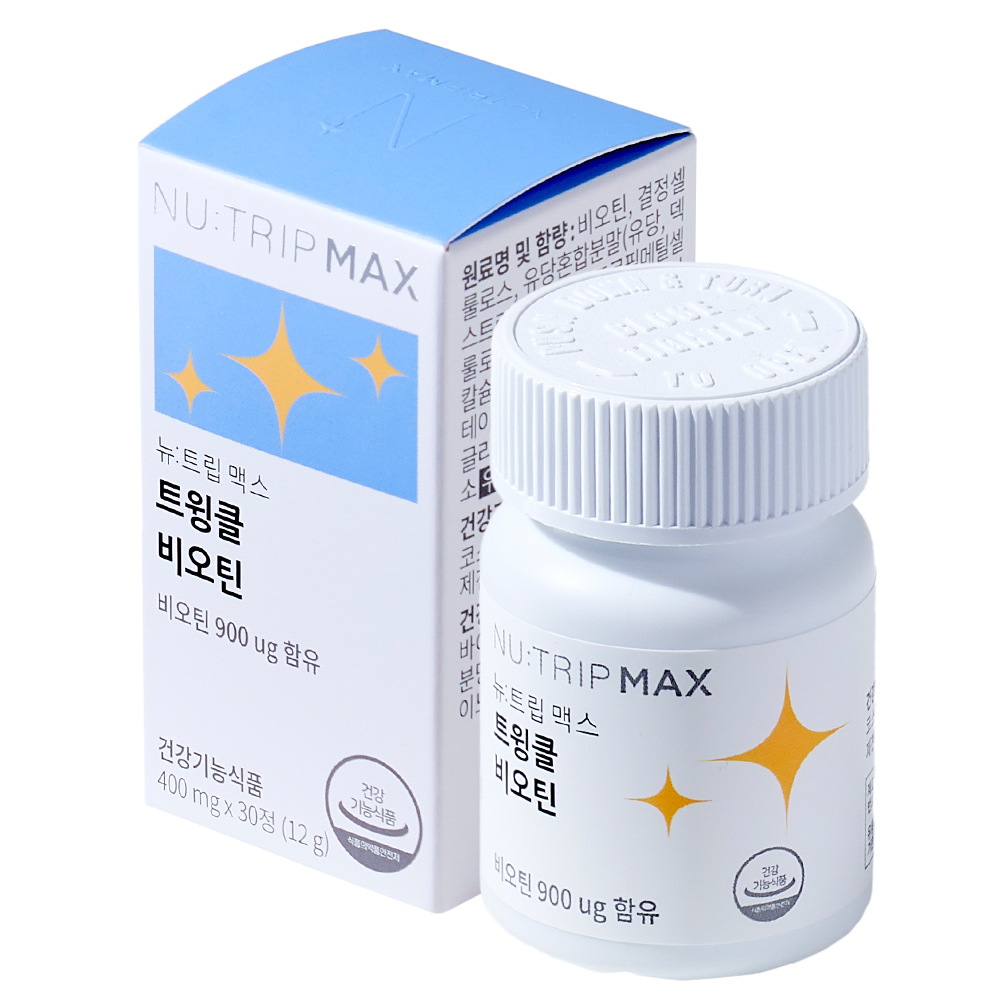 <b>뉴트립</b> 트윙클 비오틴 400 mg  30정  1개