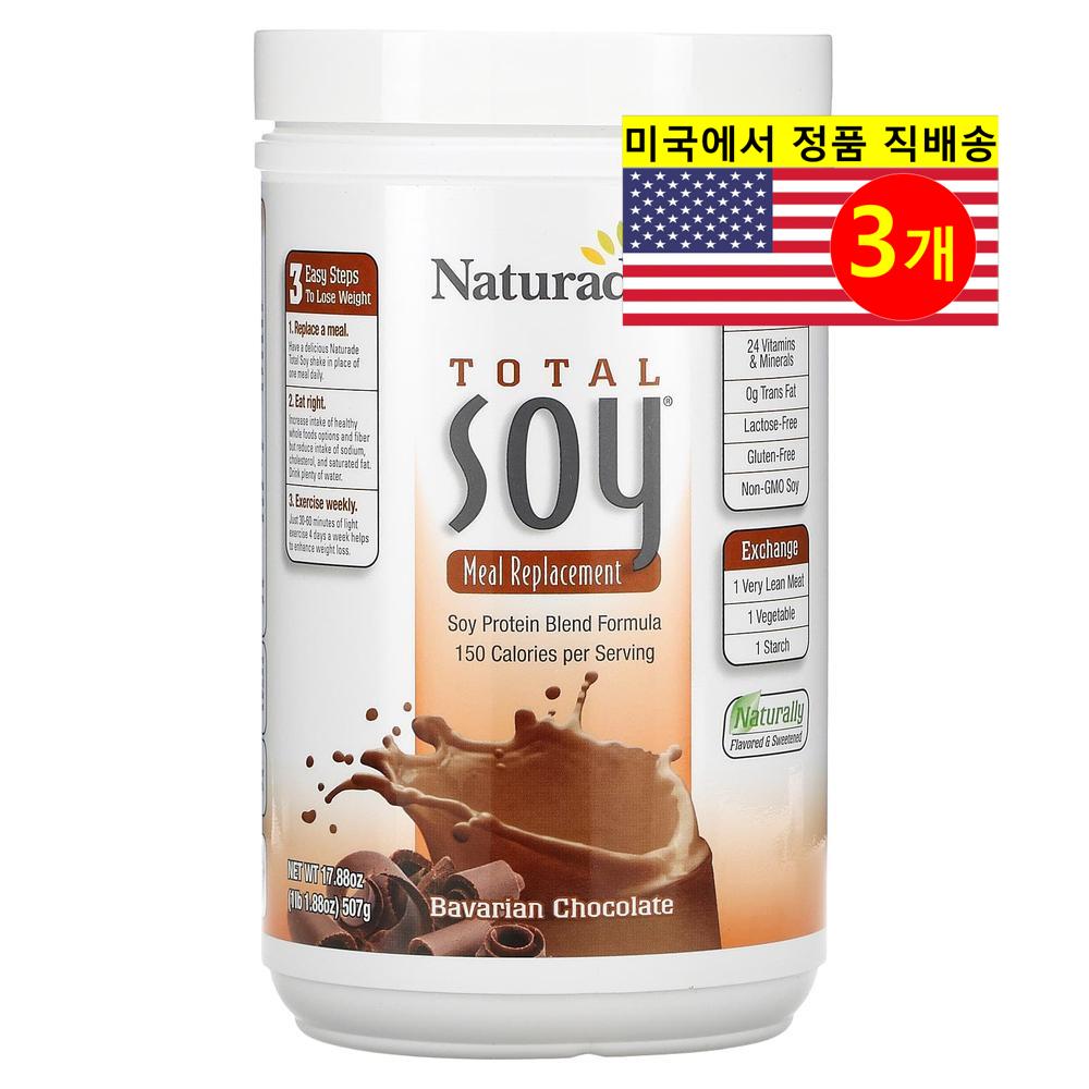 내츄레이드 <b>토탈 소이</b> 식사 대용 <b>바바리안 초콜릿</b>  3개  507g