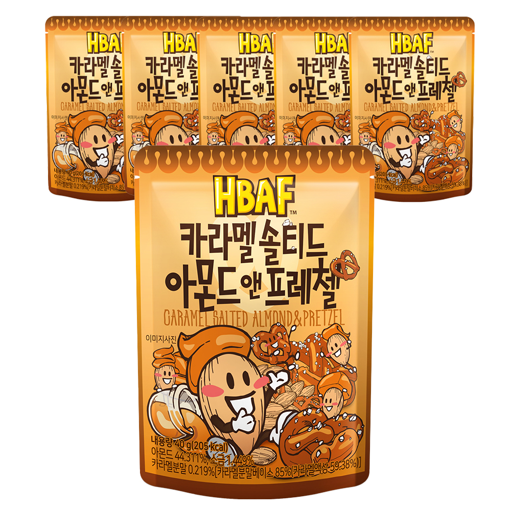 HBAF(바프) 카라멜 솔티드 아몬드 앤 크래커 성분 분석