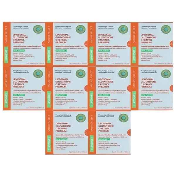 <b>네이처셀렉</b>10박스 리포좀 글루타치온C 레티놀